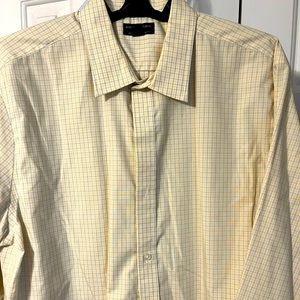 Banana Republic Yellow Microcheck